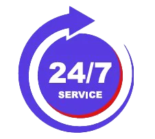 24/7 service