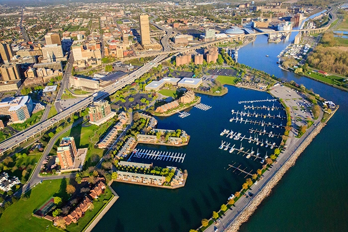 buffalo aerial view | hoa management in buffallo